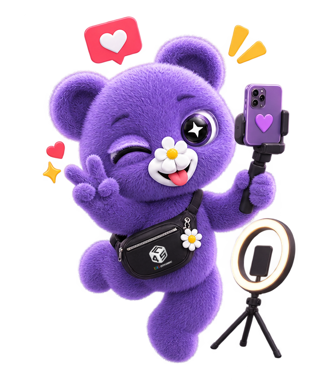 IC45 mascot creating content